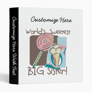 World's Sweetest Big Sister Binder