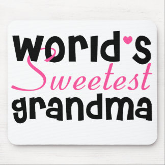 World's Sweetest Grandma mouse pad