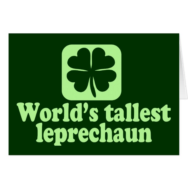 World's Tallest Leprechaun (Front Horizontal)