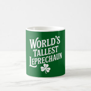 World's Tallest Leprechaun Irish St Patrick's Day Coffee Mug