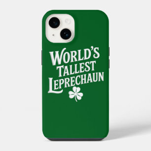 World's Tallest Leprechaun Irish St Patrick's Day iPhone 14 Case