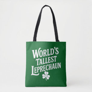World's Tallest Leprechaun Irish St Patrick's Day Tote Bag