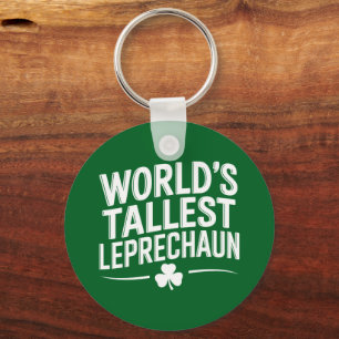 World's Tallest Leprechaun St. Patrick's Day Keychain