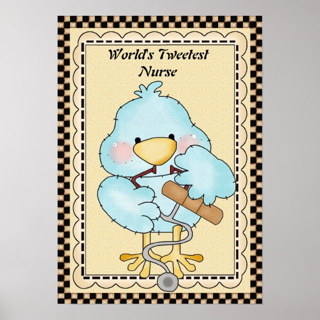 World's Tweetest Nurse poster (Front)