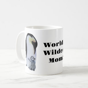 World's Wildest Mom! Penguin and baby Coffee Mug