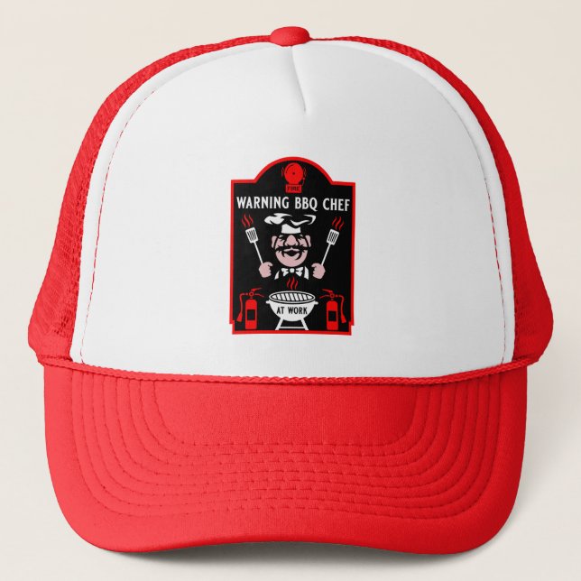 World's Worst BBQ Cook Trucker Hat (Front)