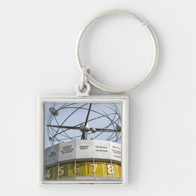 Worldtime Clock in Berlin Keychain (Front)