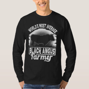 Worldu2019s Most Average Black Angus Farmer Cow Ca T-Shirt