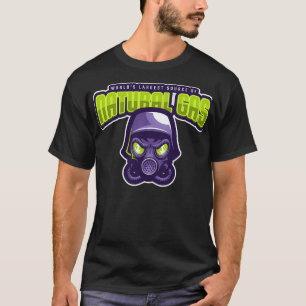 Worldx27s Largest Source of Natural Gas Toxic Mask T-Shirt