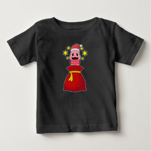 Worm Christmas Christmas bag Baby T-Shirt