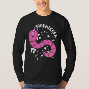 Worm Farmer Unicorn Worms Vermiculture Worm Farmin T-Shirt