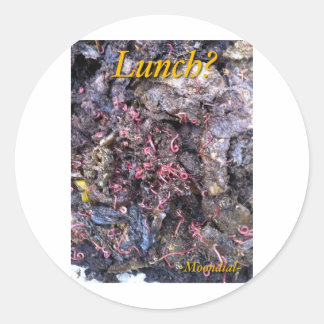 Worm Feast Classic Round Sticker