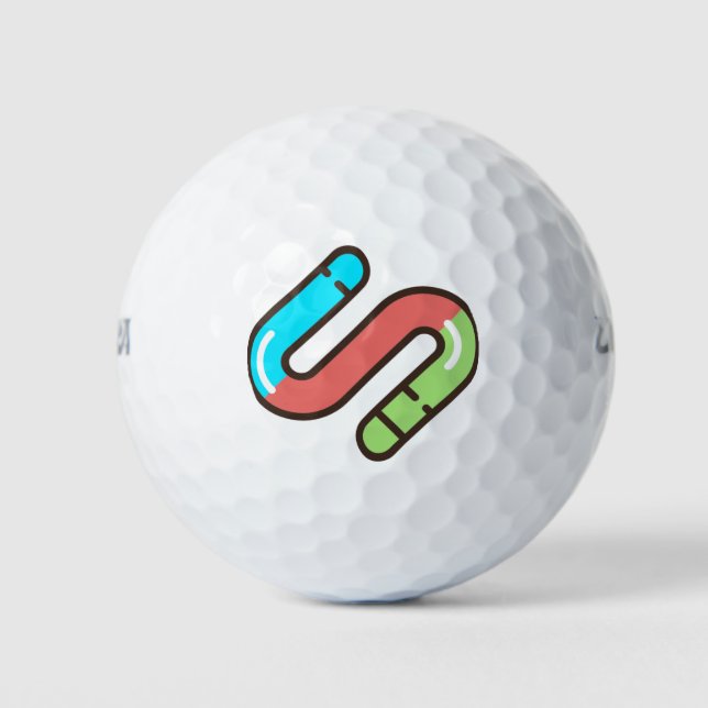 worm golf balls (Front)