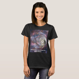 Worm Hole A Space Kitten Tee Shirt