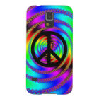 Worm Hole with Black Peace Sign