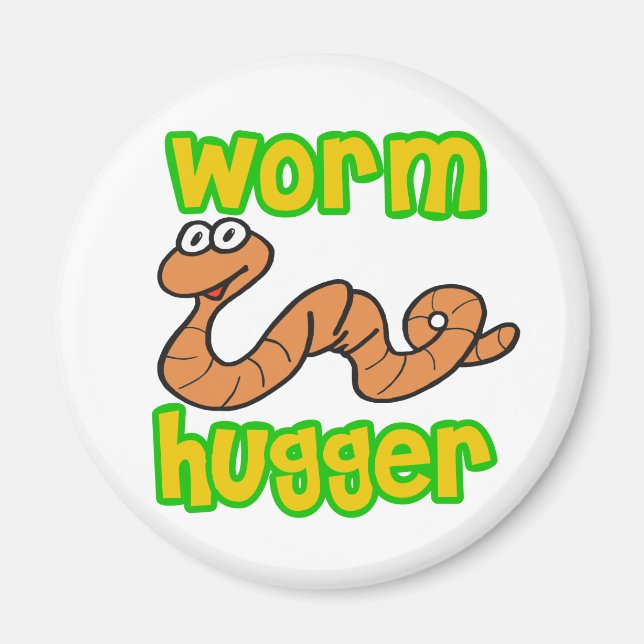 Worm Hugger Magnet (Front)