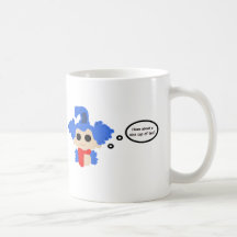 Worm mug - 'Hows about a nice cup of tea?'