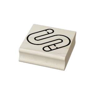 worm rubber stamp