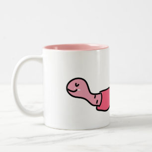 worm Two-Tone coffee mug