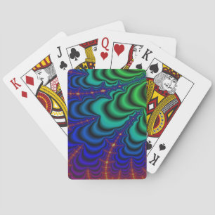 Wormhole Fractal Space Tube Playing Cards