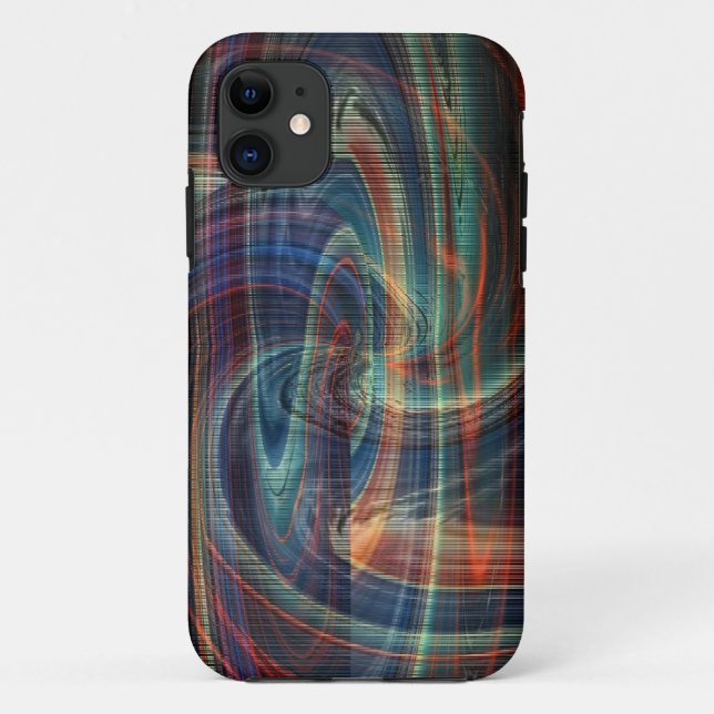 Wormhole Over The Bay Abstract iPhone 5 case (Back)
