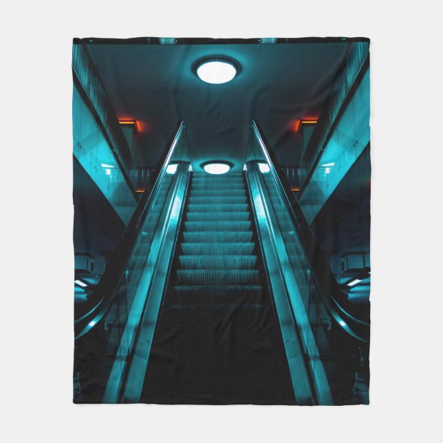 WORM'S EYE VIEW PHOTOGRAPHY OF GRAY BUILDING UNDER FLEECE BLANKET (Front)