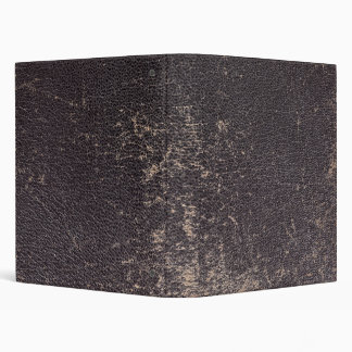 Worn Black Leather Background Binder