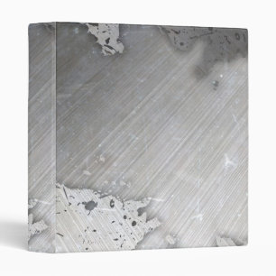 Worn Brushed Metal (faux) Layout Binder