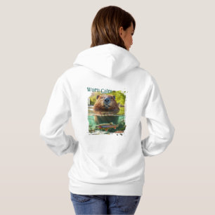 Worn Calm   Deer & Beaver at Trout Creek Scene Hoodie