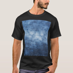 Worn denim fabric, textured background. T-Shirt