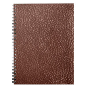 Worn Faux Brown Leather Notebook