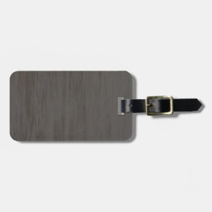 Worn Grungy Brushed Metal Luggage Tag