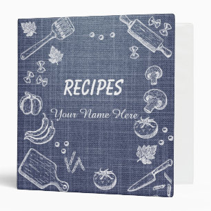 Worn Jean Kitchen utensils recipe binder book