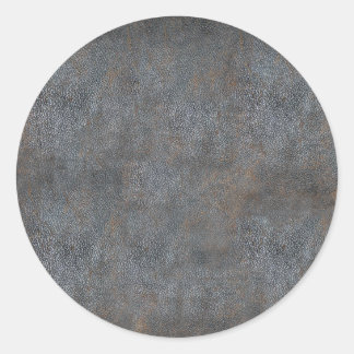 Worn Leather Antique Book Classic Round Sticker