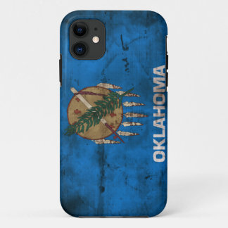 Worn Oklahoma Flag; iPhone 11 Case
