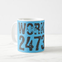 Worn out and scratched text Workout 247365 blue