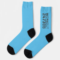 Worn out and scratched text Workout 247365 blue