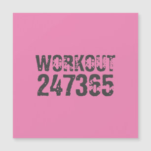 Worn out and scratched text Workout 247365 pink