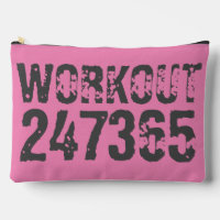 Worn out and scratched text Workout 247365 pink