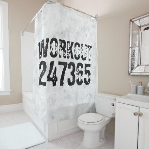 Worn out and scratched text Workout 247365 rustic