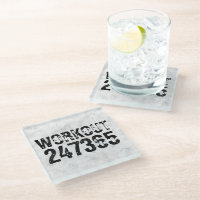 Worn out and scratched text Workout 247365 rustic