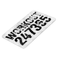 Worn out and scratched text Workout 247365 rustic