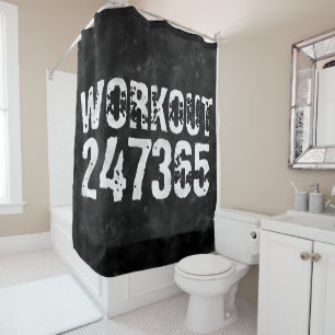 Worn out and scratched text Workout 247365 vintage