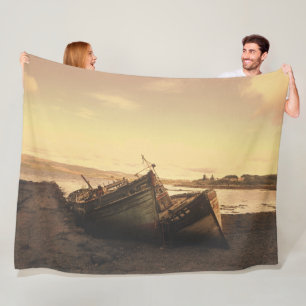 WORN OUT FLEECE BLANKET