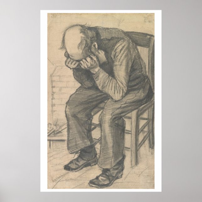 Worn Out  Vincent van Gogh Poster (Front)
