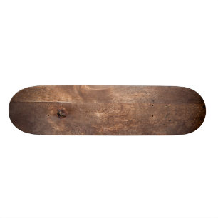 Worn pine board skateboard