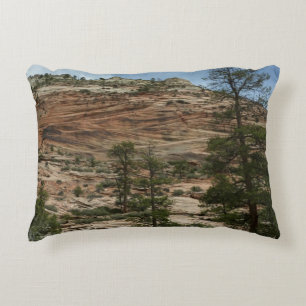 Worn Rock Walls in Zion National Park Accent Pillow