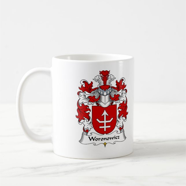 Woronowicz Family Crest Coffee Mug (Left)