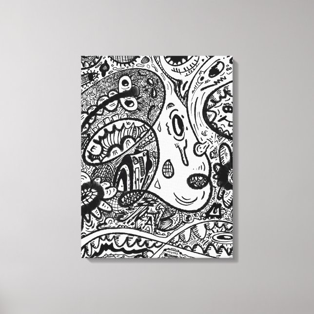 Worry Canvas Print (Front)