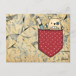 Worry Eater Pocket Postcard